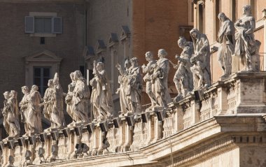 Statuary, St Peters, Rome clipart