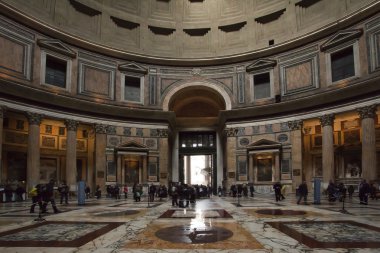 Inside the Pantheon, Rome clipart