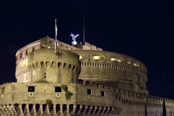 Castel Sant 'Angelo por la noche — Foto de Stock