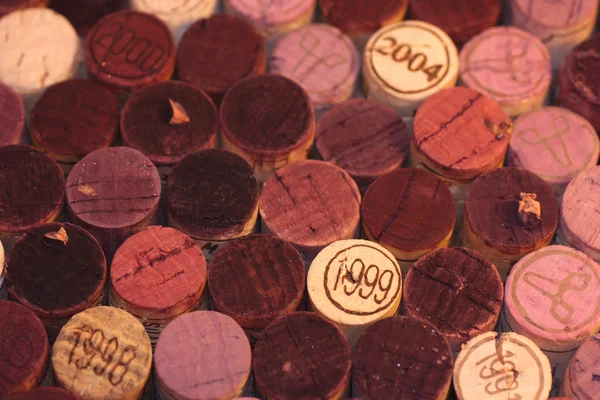 레드 와인 corks — 스톡 사진