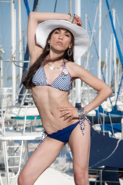 Chica marinera — Foto de Stock