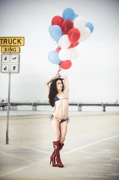 USA Bikini — Stock Photo, Image