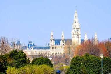 Town hall in Vienna, Austria clipart