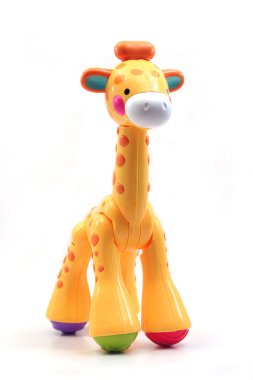 Isolated Toy Giraffe clipart