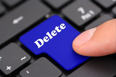 Delete keyboard clipart