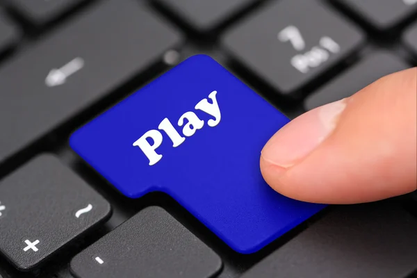 Play keyboard — Stock Photo, Image
