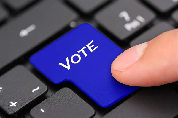 Ψηφοφορία κουμπί — Φωτογραφία Αρχείου