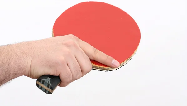 Winning a cup in a table tennis competition — Stock Photo, Image