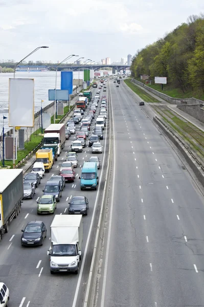 stock image Car road congestion