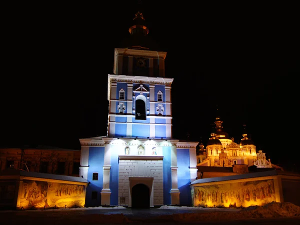 stock image Kiev Cathedral at night