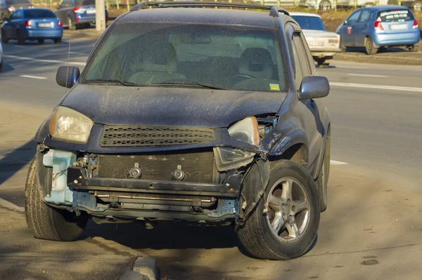 Autó a baleset után, — Stock Fotó