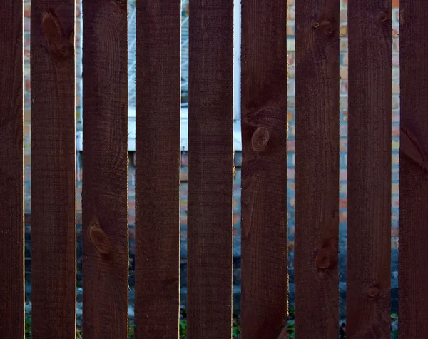 木製フェンス ボード — ストック写真