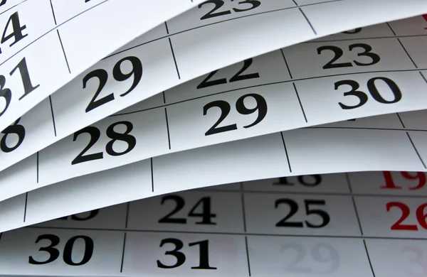 Ufficio calendario — Foto Stock