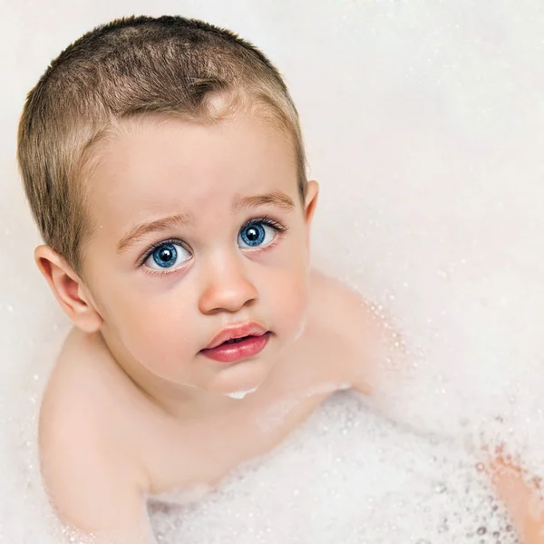 stock image Baby in the bath