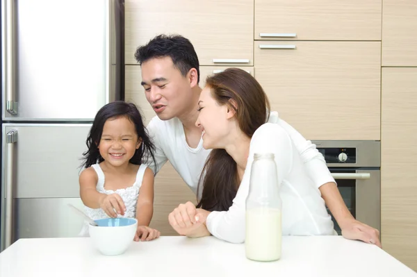 stock image Happy Asian Family