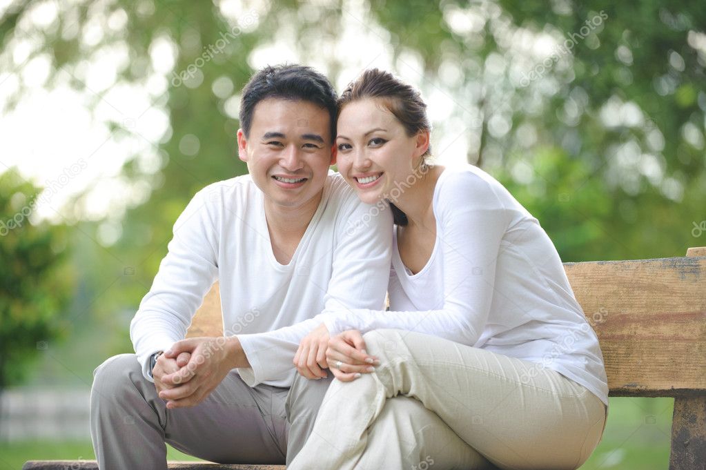 Happy Asian Couple