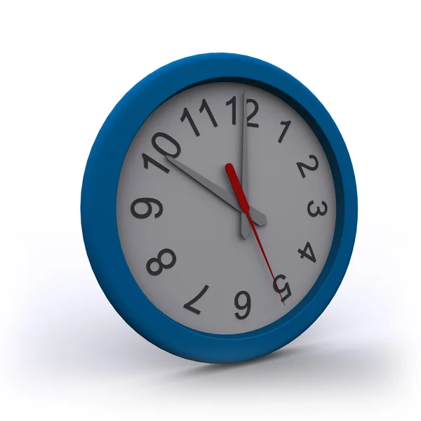 Isolated 3D rendered Wall Clock — Stock Photo, Image
