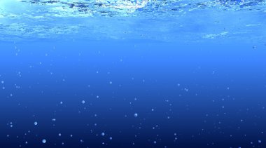 3D rendered Blue Underwater background clipart