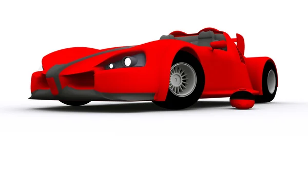 Aislado 3D renderizado Concepto coche deportivo — Foto de Stock