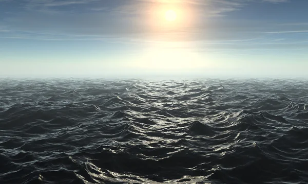 3D renderizado paisaje marino — Foto de Stock