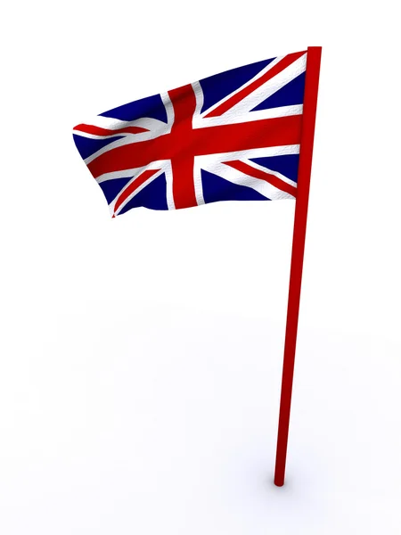 stock image 3D rendered British Flag