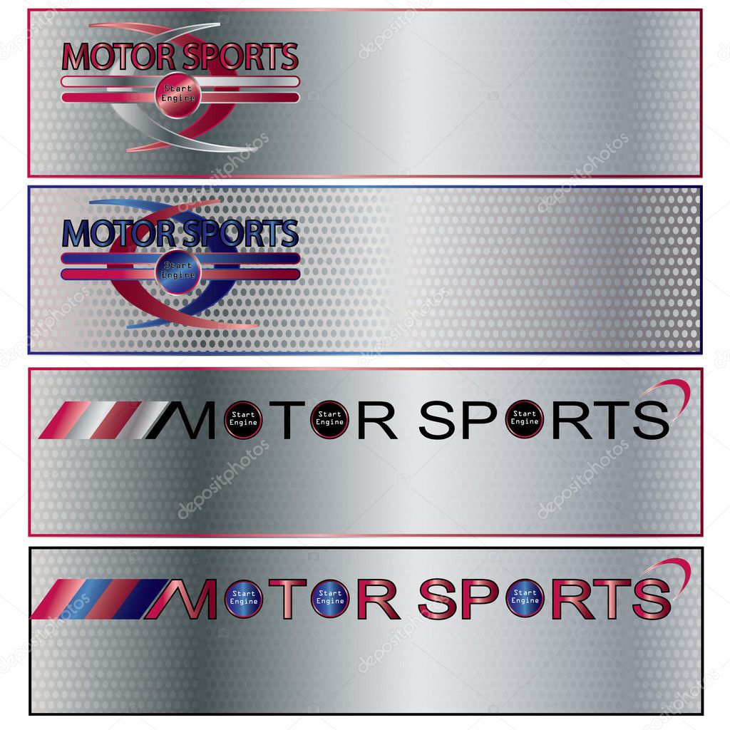 Vector Motor Sports Banner set