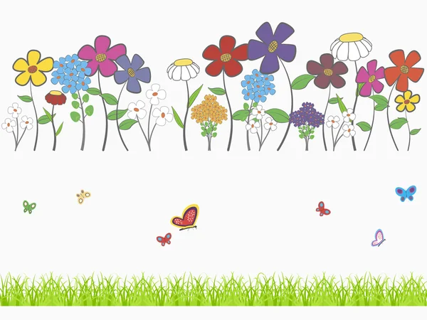 Set floral — Image vectorielle