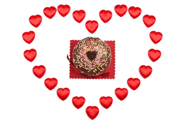 Alla hjärtans muffin — Stockfoto