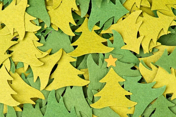 Christmas trees background — Stock Photo, Image