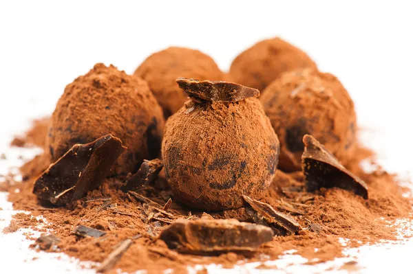 Chocolate truffles — Stock Photo, Image