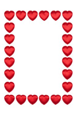 Valentine's hearts border clipart