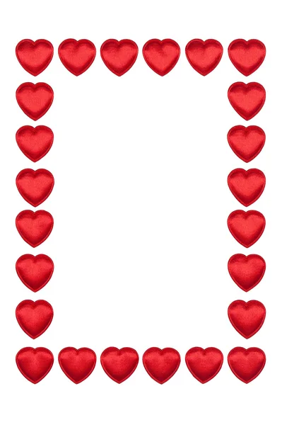 Los corazones de San Valentín frontera — Foto de Stock