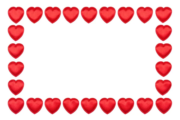 Os corações de Valentim fronteira — Fotografia de Stock