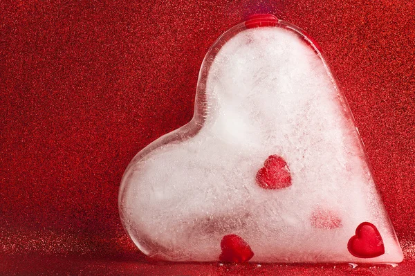 얼어붙은 심장 — 스톡 사진