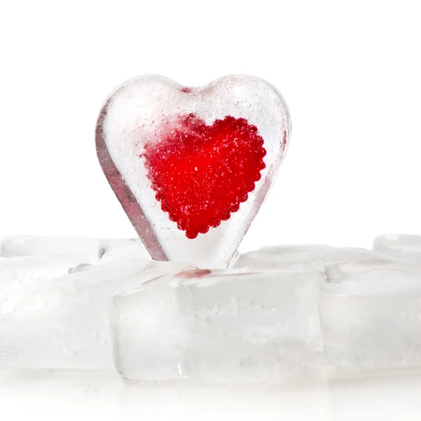 Coração congelado — Fotografia de Stock