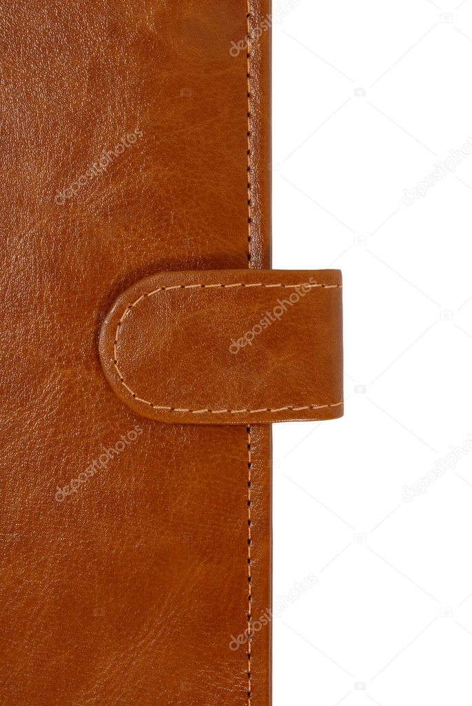 Leather cover of a personal organizer