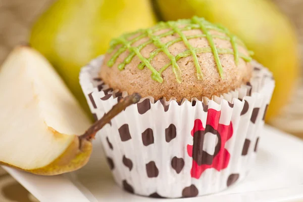 Pear muffin — Stock Photo, Image