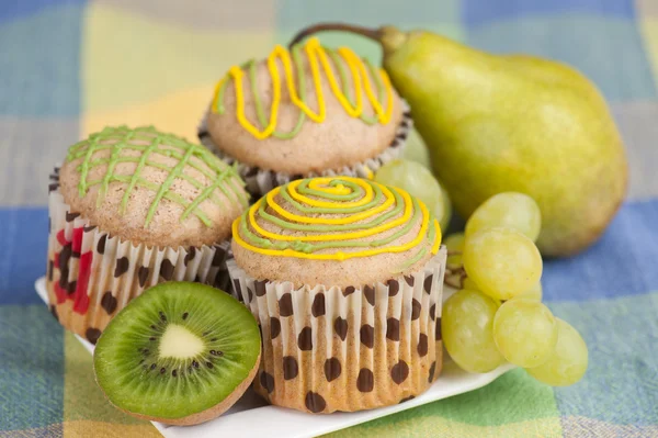 Muffins de frutas — Fotografia de Stock