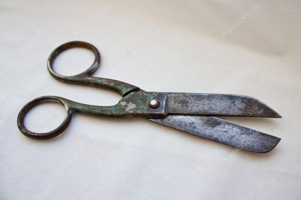 Rusty shears — Stock Photo © aromashka 8934959