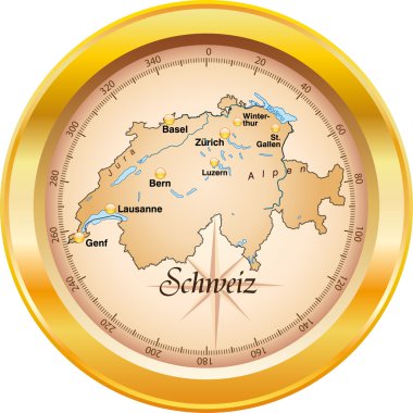 Schweiz_Kompass clipart