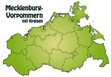 mecklenburg-vorpommern Haritası