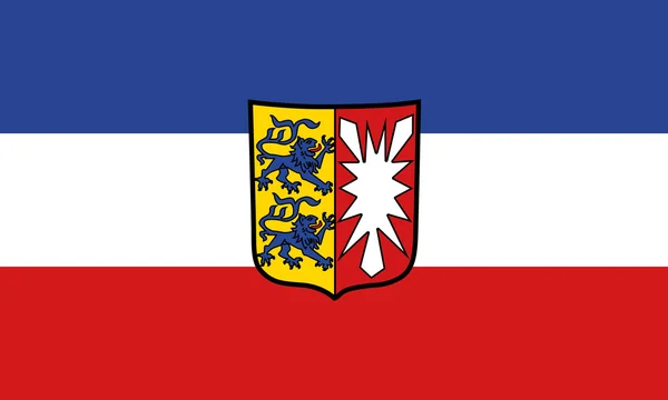 Flaga szlezwiku-holsztynu — Wektor stockowy