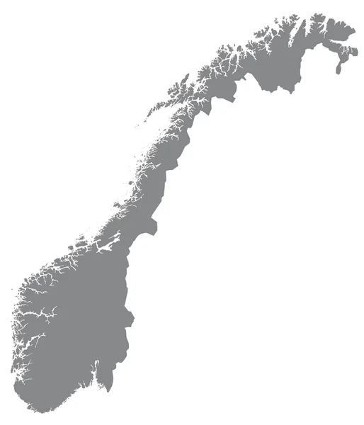 Norwegen — Stockvektor