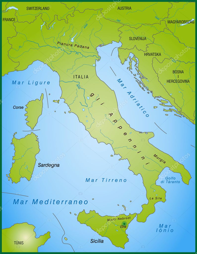 mount etna world map