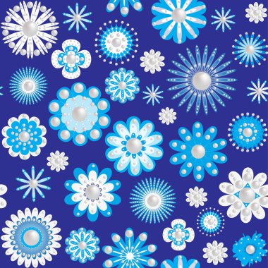 Kusursuz çiçek deseni