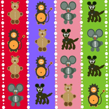 Animals. Vector Illustration.wallpaper clipart