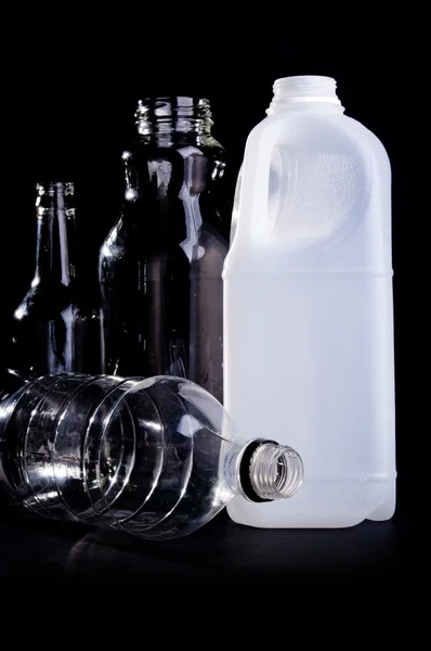Переработка бутылок — стоковое фото