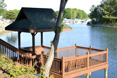 Lonely Fishing Pier clipart