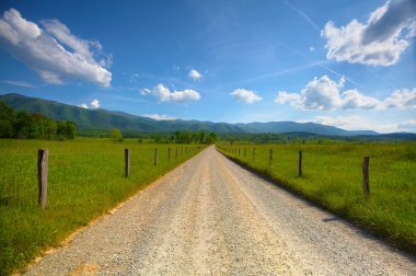 Cades Cove Road clipart