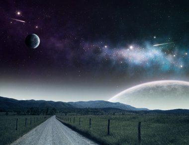 Pathway to universe clipart